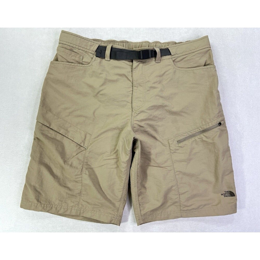 The North Face Paramount Trail Hiking Cargo Shorts 11” Mens 2XL Beige NF0A2WL9